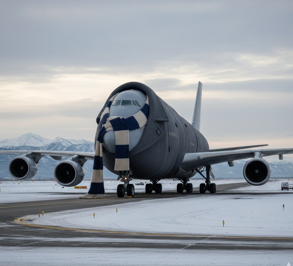 Aeronave de invierno de la flota del INEGI.